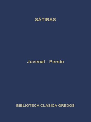 cover image of Sátiras